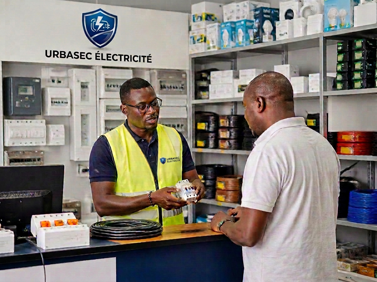 Vente de matériel électrique